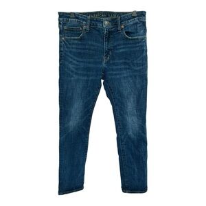American Eagle Men's Blue Denim Jeans size 34X32